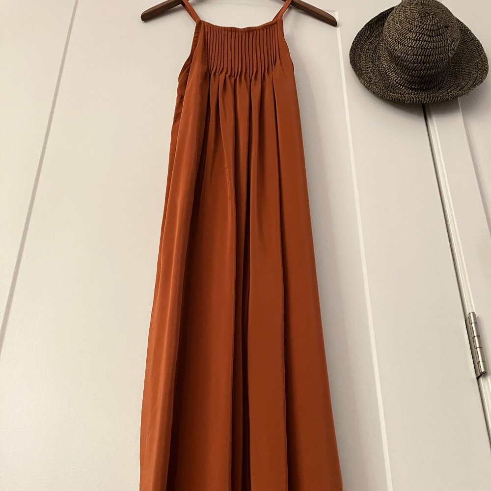 Christy Dawn dress- Rust